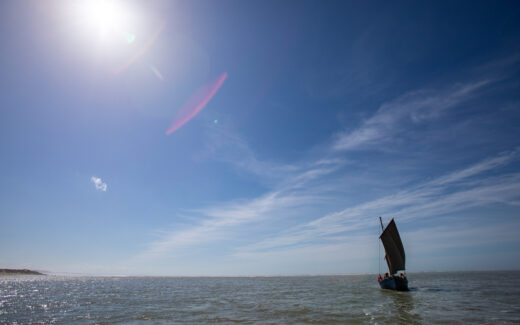 EBD Aberdovey Cutter sailing